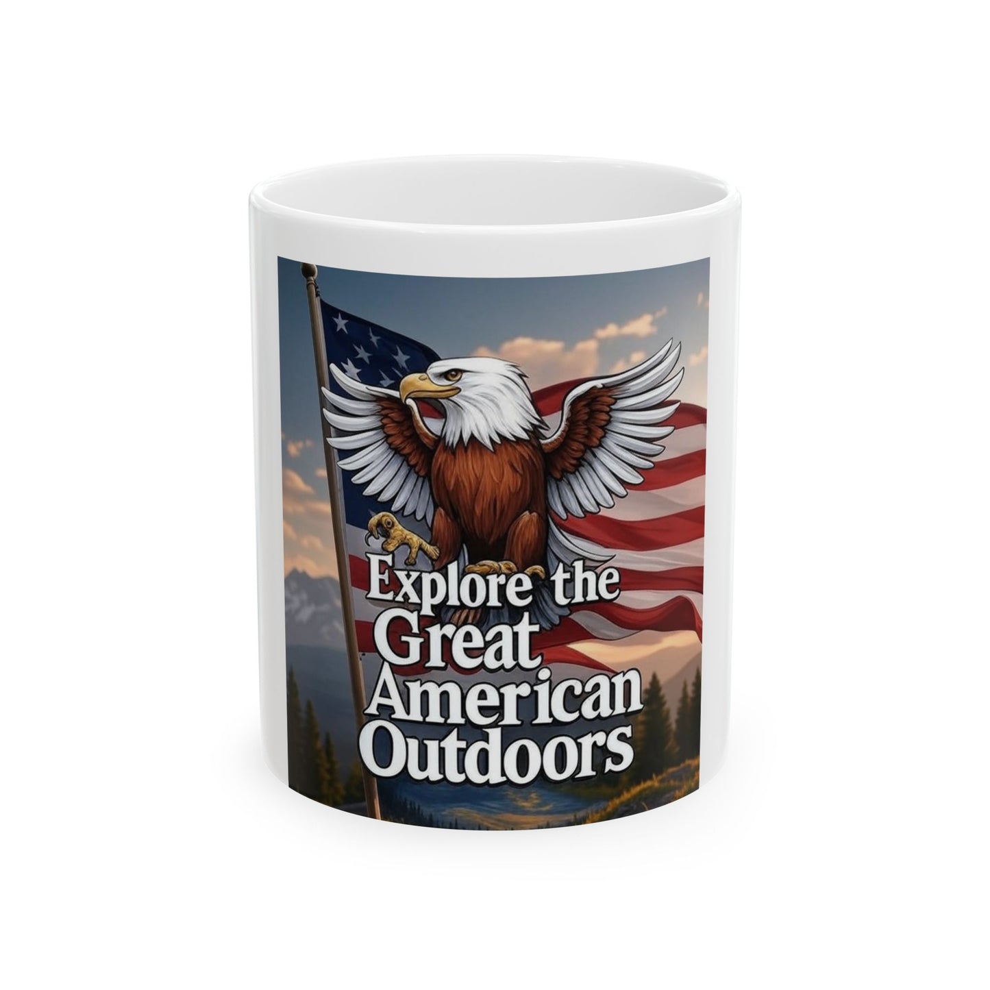 USA Ceramic Mug, (11oz, 15oz)