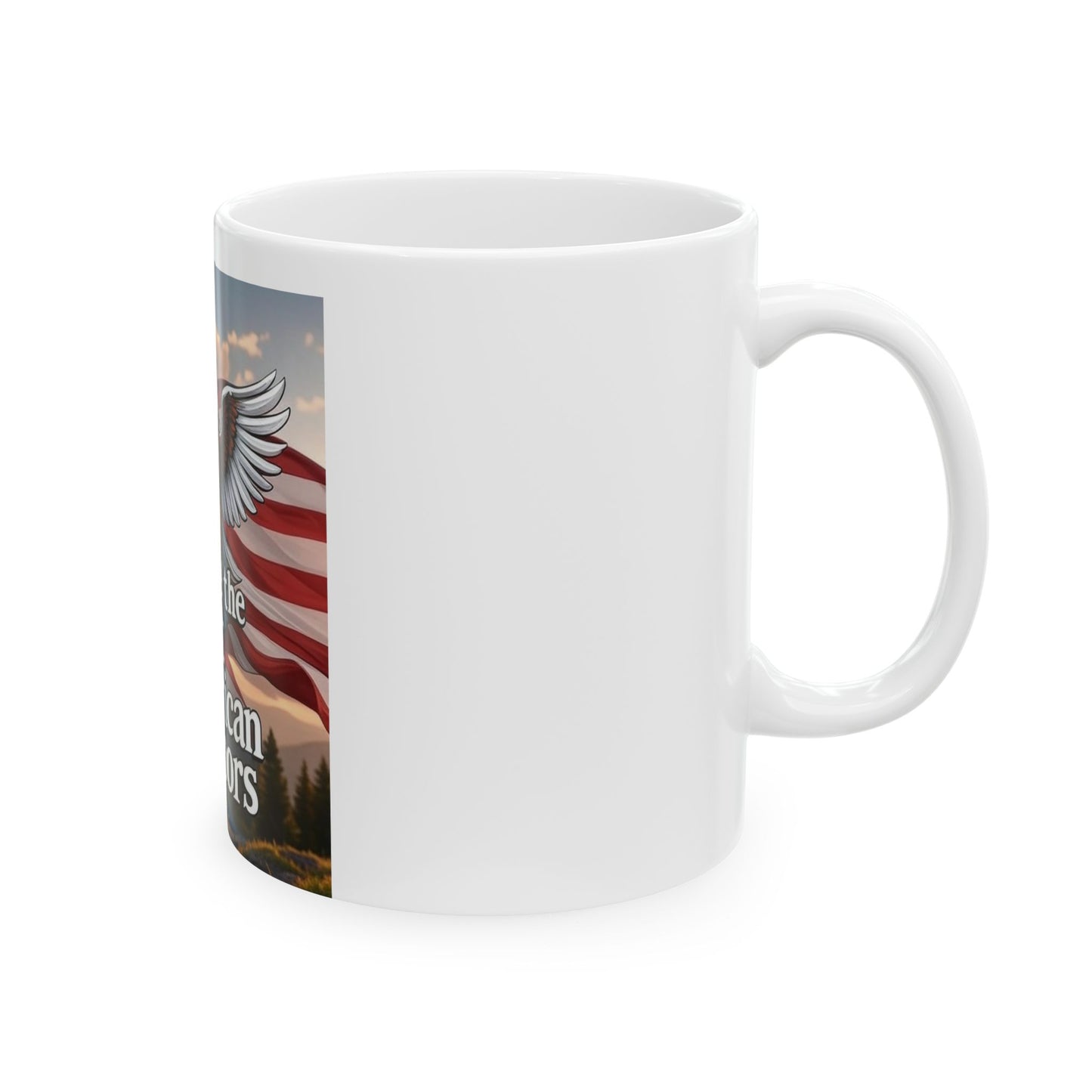 USA Ceramic Mug, (11oz, 15oz)