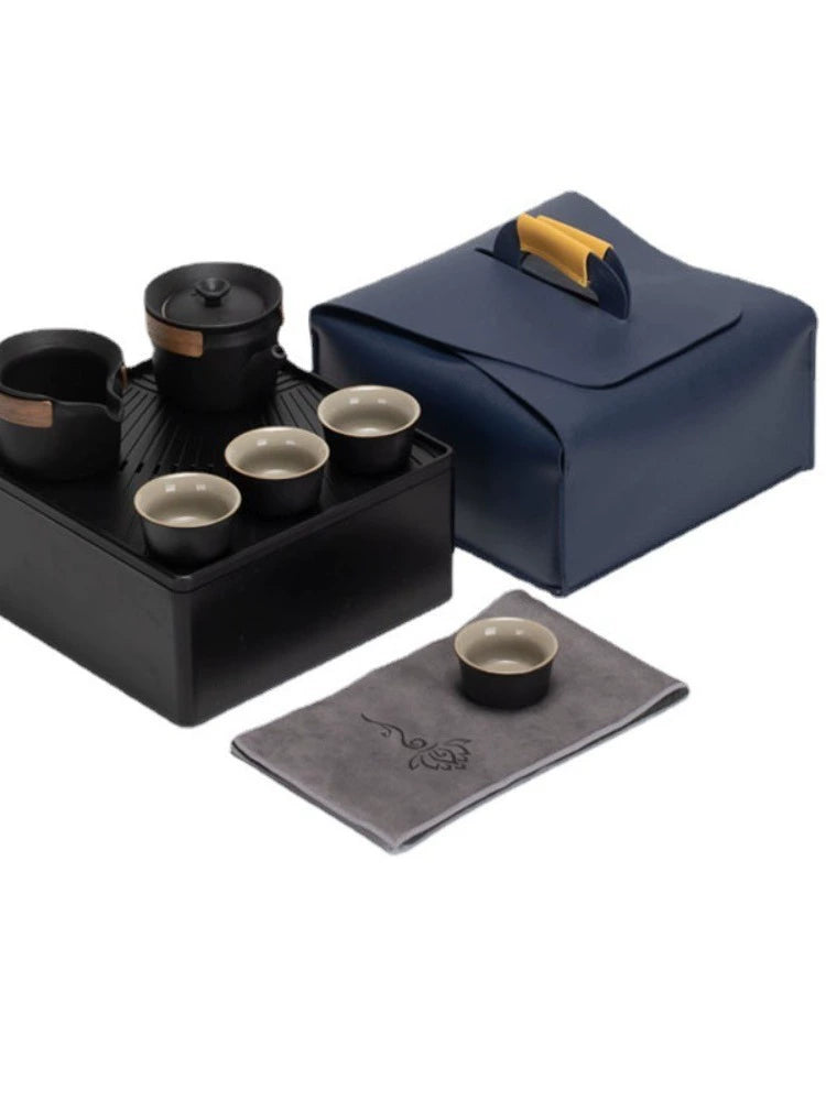 Travel Mug Tea Set Camping Full Set of Portable Equipment Outdoor Complete Collection Outdoor Camping Supplies Cookware Tableware