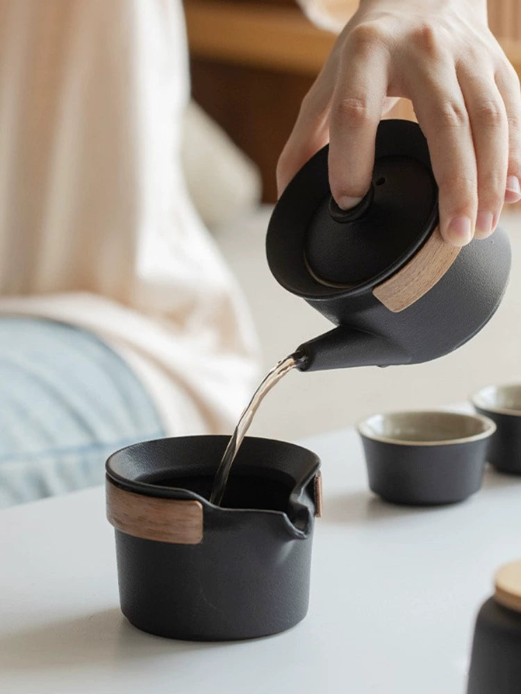 Travel Mug Tea Set Camping Full Set of Portable Equipment Outdoor Complete Collection Outdoor Camping Supplies Cookware Tableware