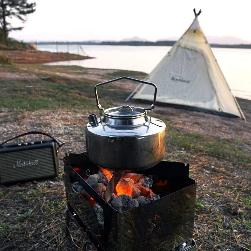 Fire Maple Antarcti Stainless Steel Backpacking Camping Kettle Bushcraft Gear Outdoor Durable Teapot High Quality S304 1L 295g