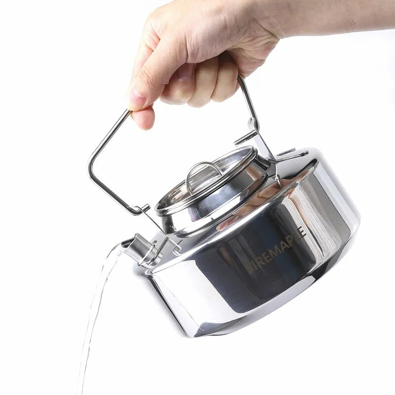 Fire Maple Antarcti Stainless Steel Backpacking Camping Kettle Bushcraft Gear Outdoor Durable Teapot High Quality S304 1L 295g