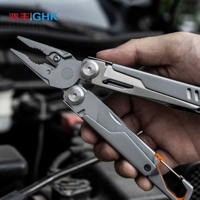 Hongfeng Outdoor Tactics Pliers Outdoor Camping Multi-Purpose Equipment Portable Multi-Functional Tools Folding Pliers Emergency Scissors